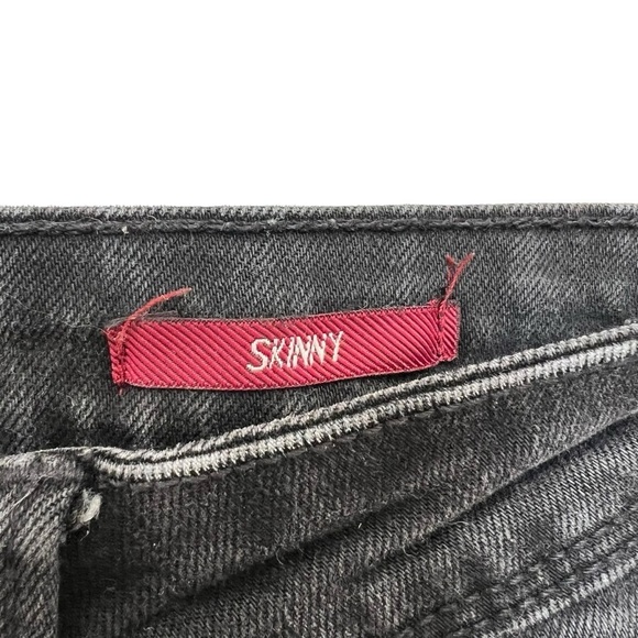 Zara Trafaluc TRF Women's Jeans Size 2 EUR 34‎ Black Skinny Distressed - Picture 5 of 7